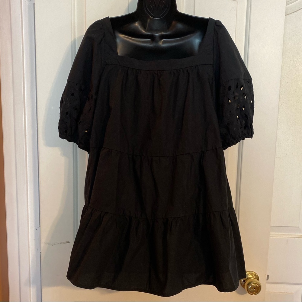 “MAEVE” Anthropologie Everly Tiered Eyelet Baby Doll Tunic - Picture 10 of 14